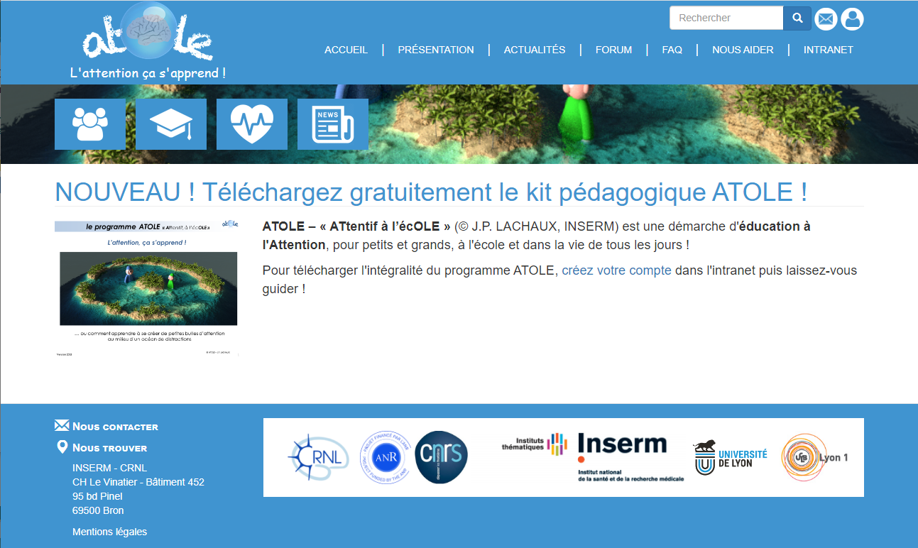 Découvrir le programme ATOLE \